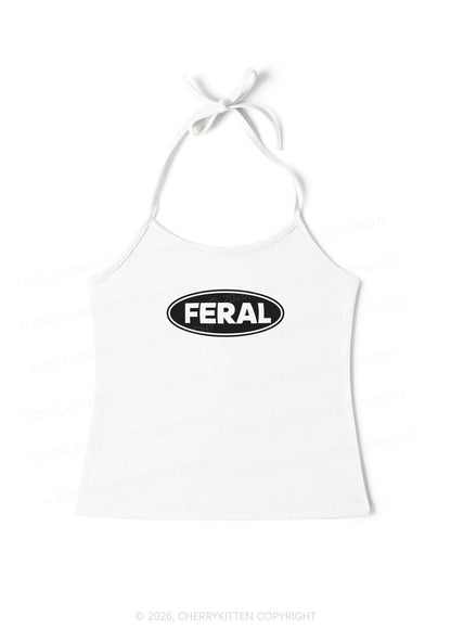 Feral Y2K Halter Neck Cami Cherrykitten