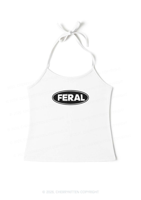 Feral Y2K Halter Neck Cami Cherrykitten