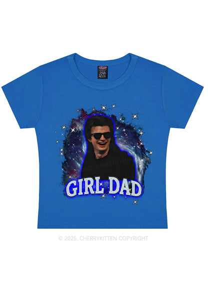Girl Dad Starry Sky Y2K Baby Tee Cherrykitten