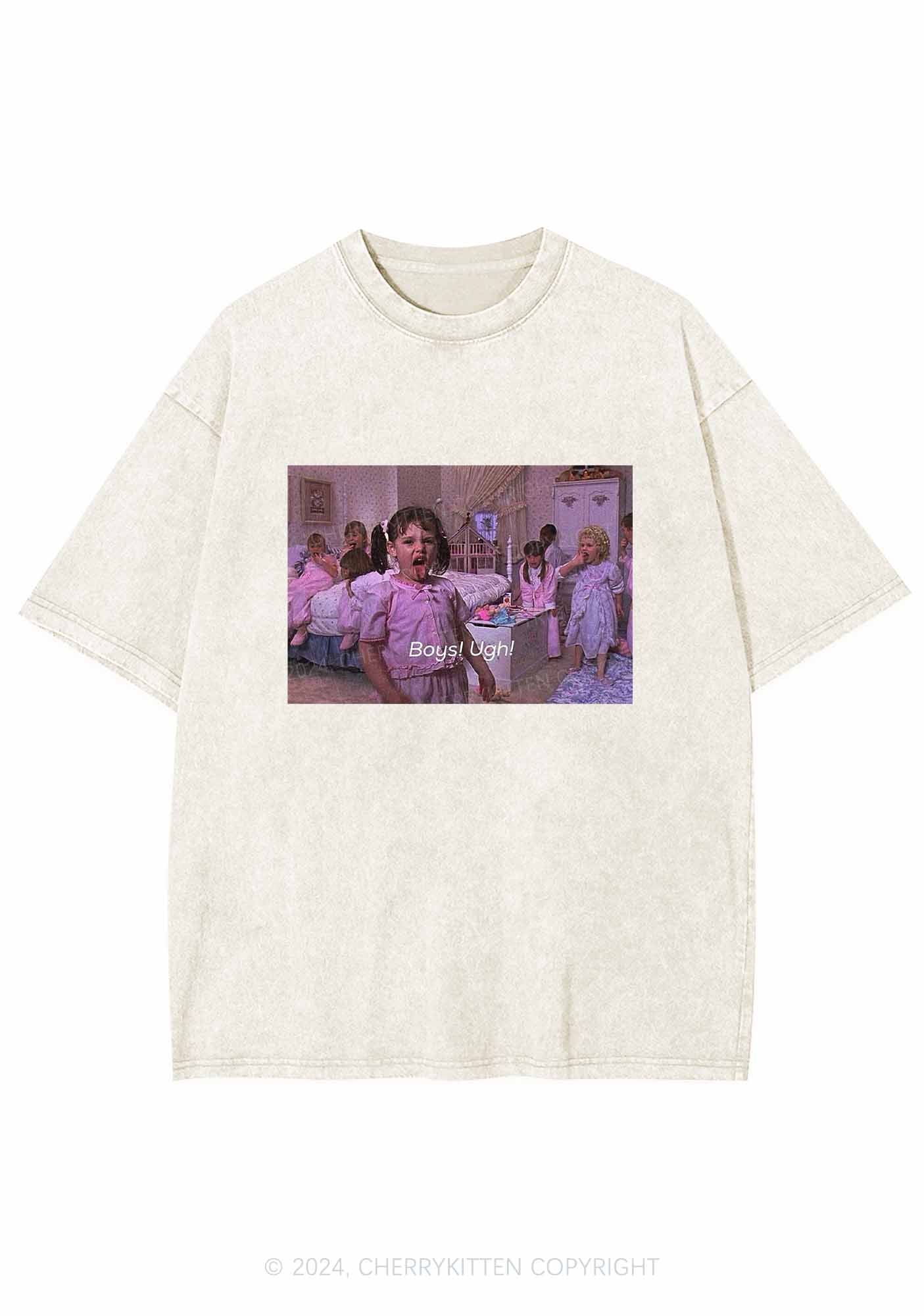 Boys Ugh Y2K Washed Tee Cherrykitten
