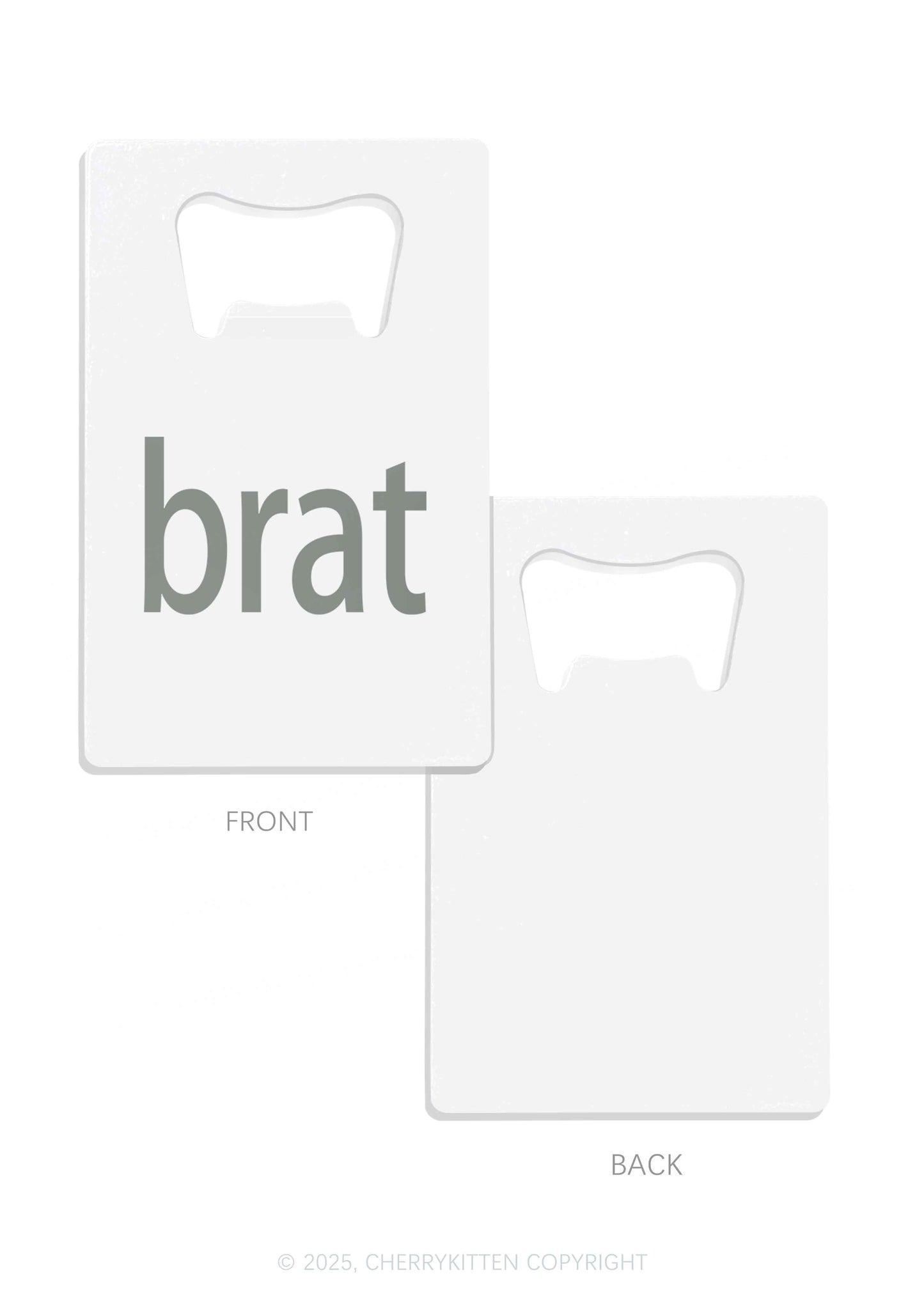 Green Brat Y2K Credit Card Bottle Openers Cherrykitten