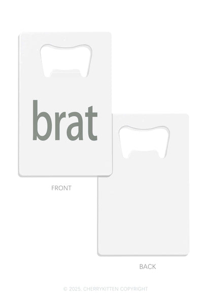 Green Brat Y2K Credit Card Bottle Openers Cherrykitten