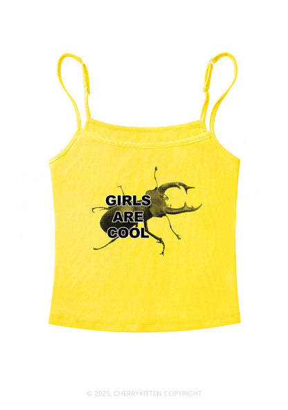 Beetle Girls Are Cool Y2K Spaghetti Strap Cami Cherrykitten