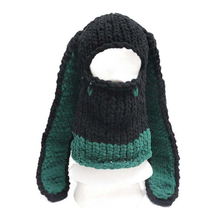 Halloween Rabbit Ears Y2K Hand Knitted Hat