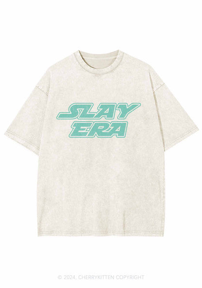 Slay Era Y2K Washed Tee Cherrykitten