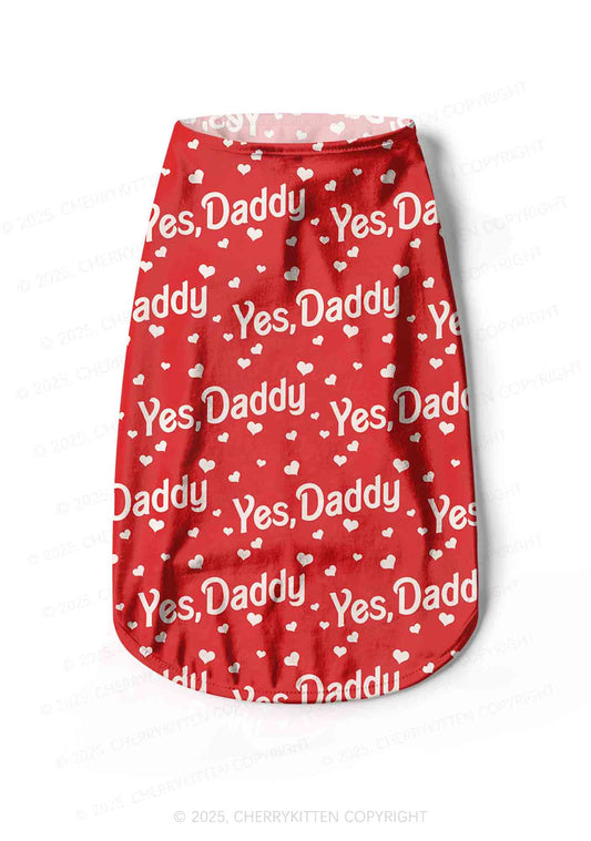 Yes Daddy Y2K Pet Tank Top Cherrykitten