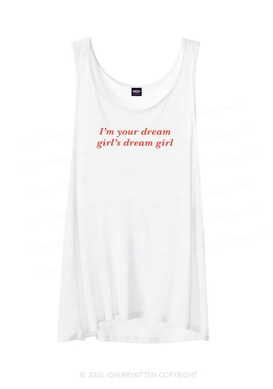Dream Girl Pride Y2K Sheer Boyfriend Tank Cherrykitten