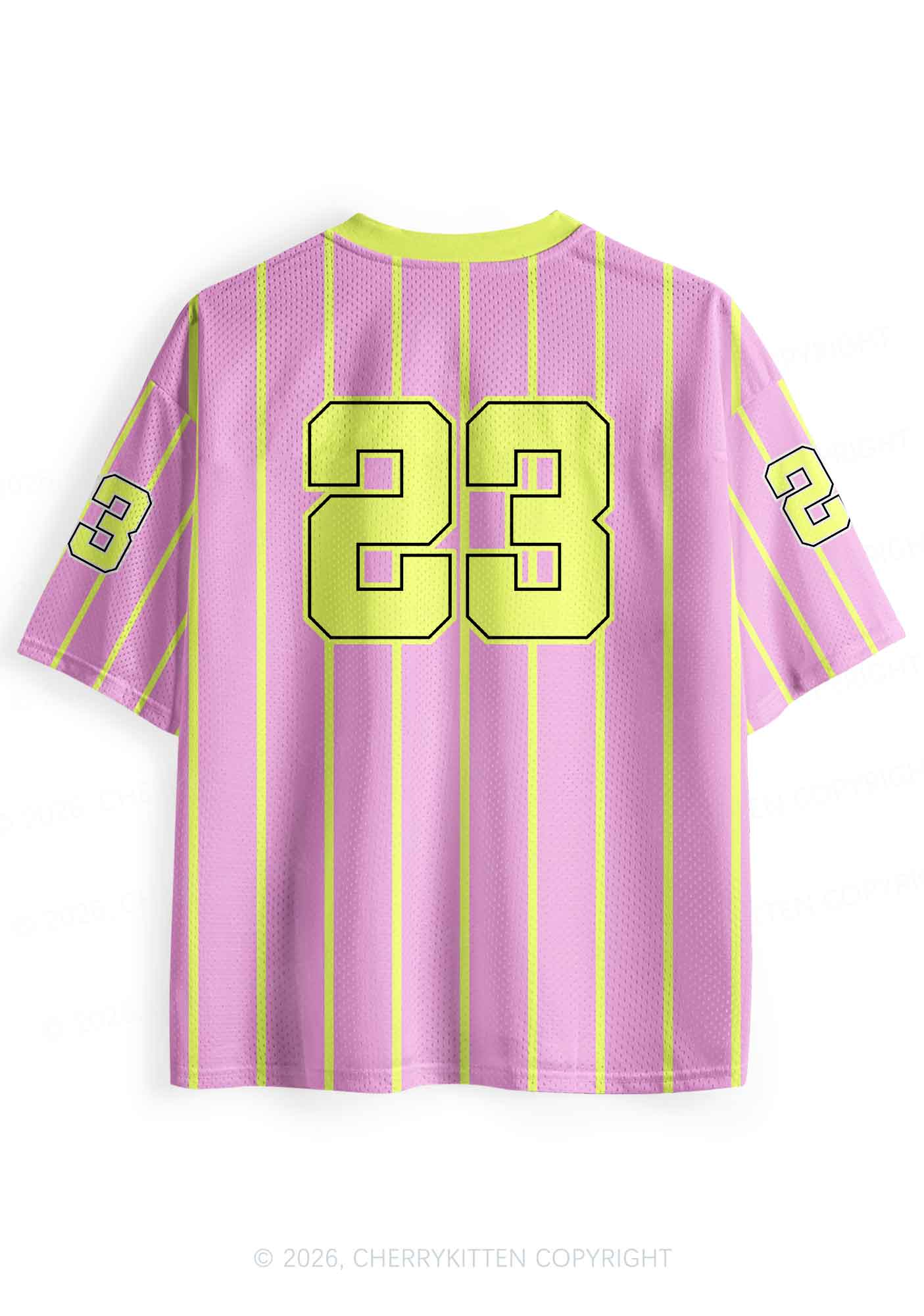 Pale Yellow Girl Kisser Pride Y2K Sport Jersey Shirts Cherrykitten