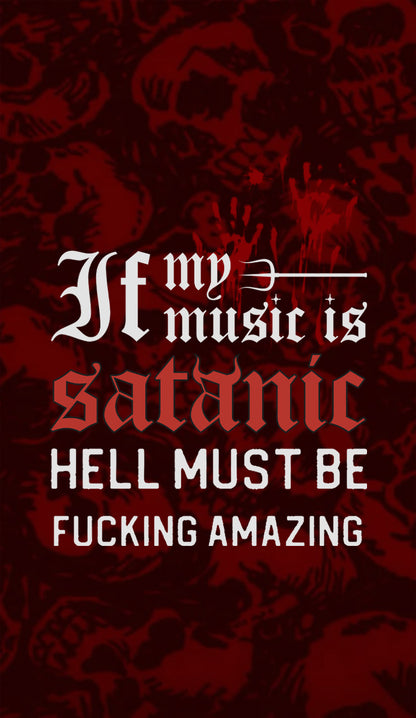 Halloween My Music Is Satanic Y2K Phone Case Cherrykitten