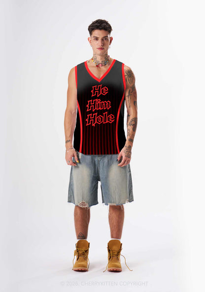 He Him Hole Pride Y2K Sport Jersey Tank Cherrykitten