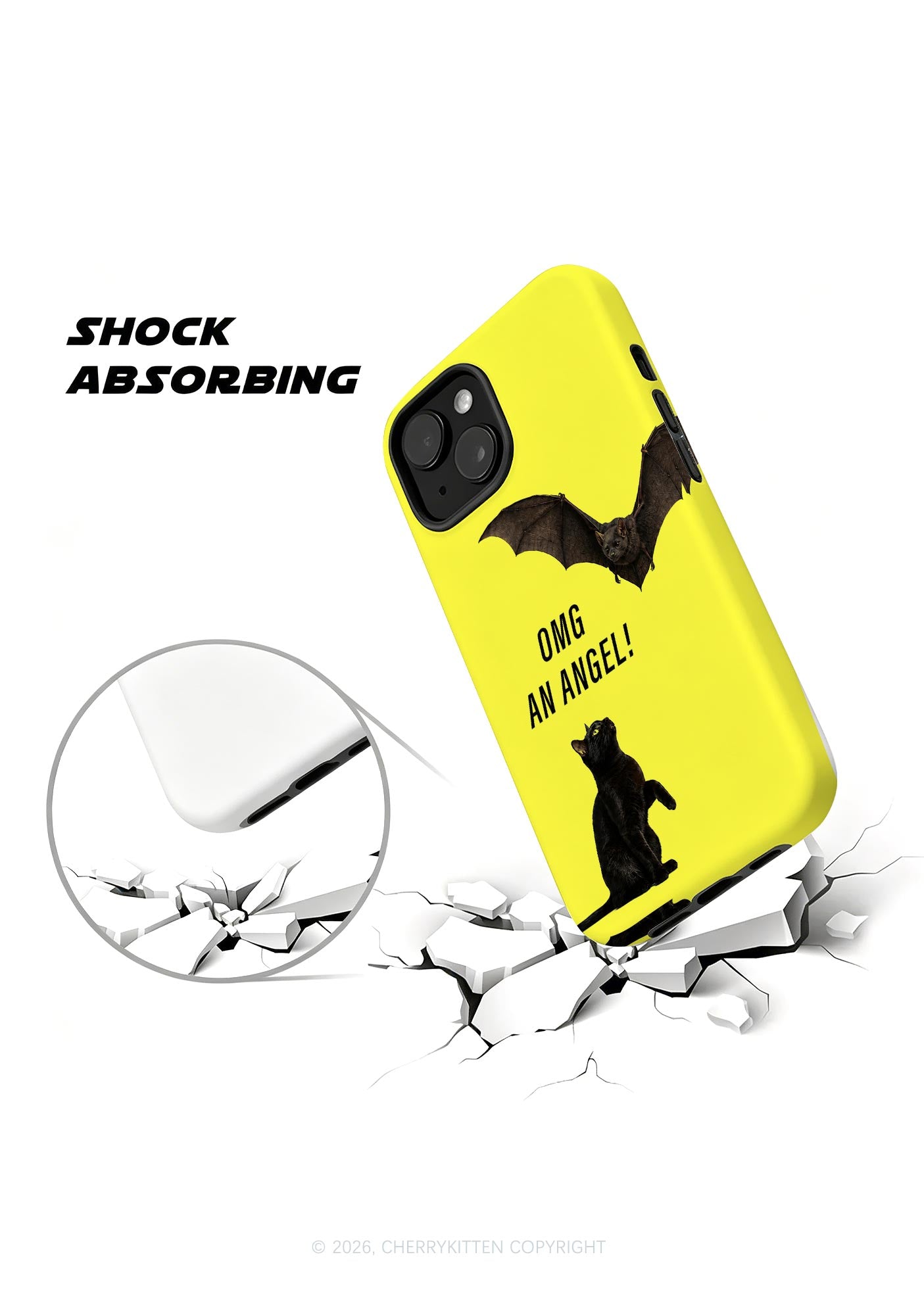 Omg An Angel Y2K Phone Case Cherrykitten