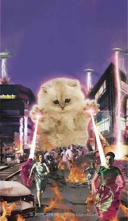 Super Power Kitten Y2K Phone Case Cherrykitten