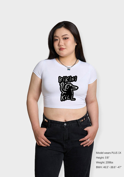 Curvy Bikini Kill Baby Tee