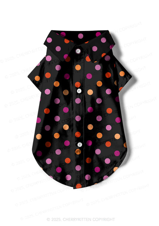 Lesbian Dots Pride Y2K Pet Shirts Cherrykitten