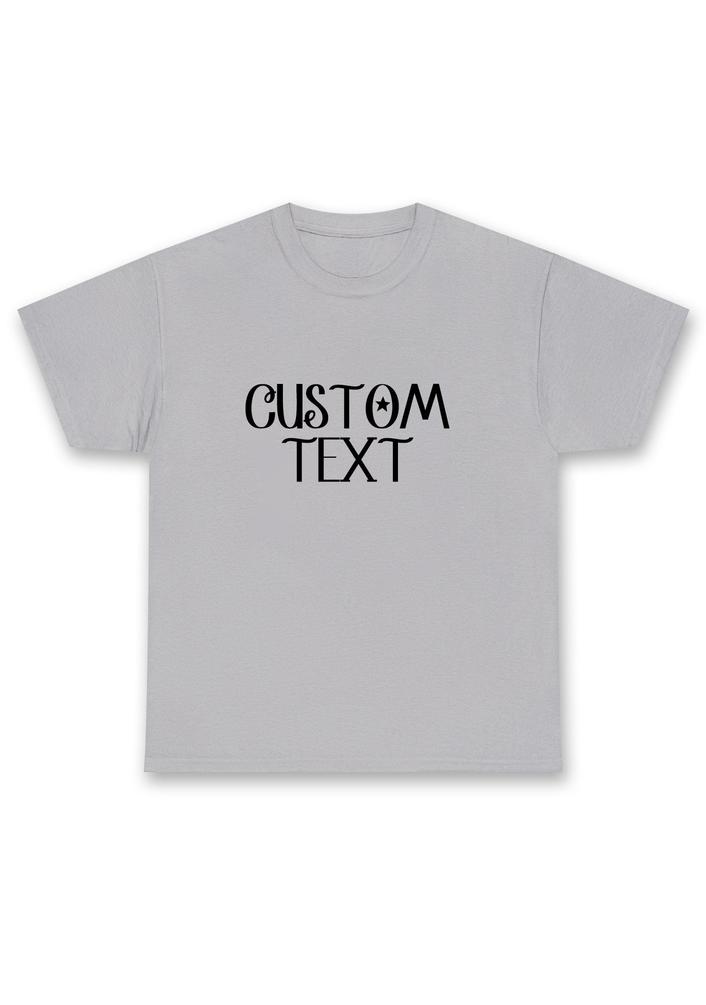 Custom Personalized Text Chunky Shirt