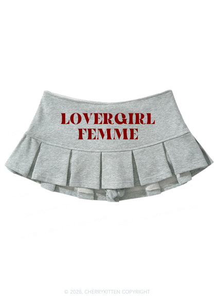 Lovergirl Femme Pride Y2K Mini Pleated Skirts Cherrykitten