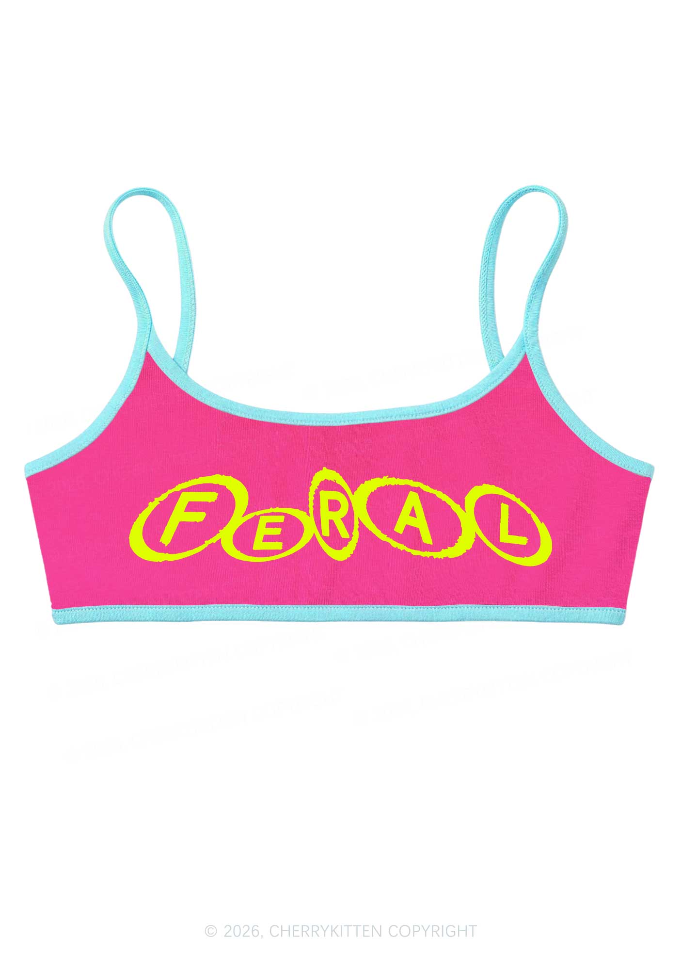 Feral Y2K Super Crop Cami Cherrykitten
