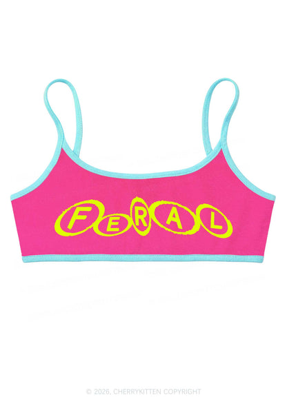 Feral Y2K Super Crop Cami Cherrykitten