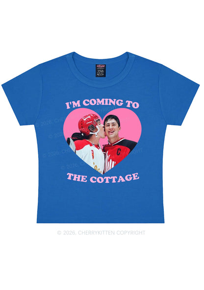 Coming To Cottage HR Y2K Baby Tee Cherrykitten