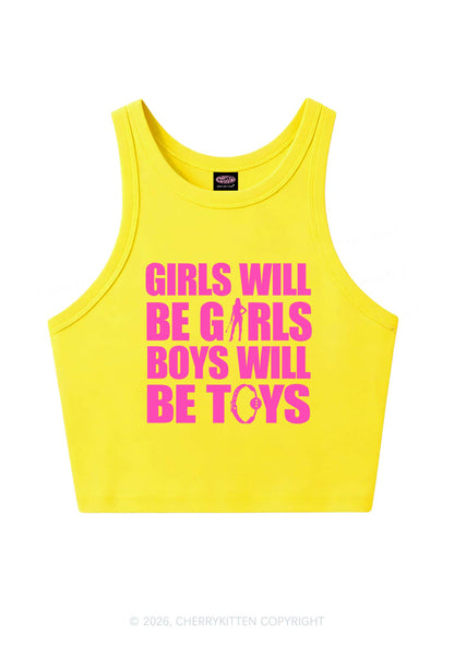Girls Toys Y2K Crop Tank Top Cherrykitten