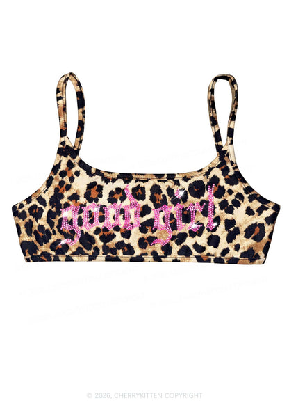 Rhinestone Good Girl Y2K Super Crop Cami Cherrykitten