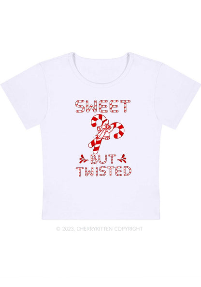 Sweet But Twisted Christmas Baby Tee Cherrykitten