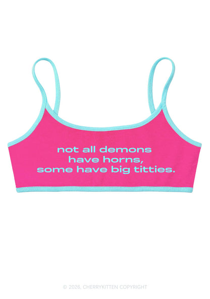 Big Txtties Demons Y2K Super Crop Cami Cherrykitten