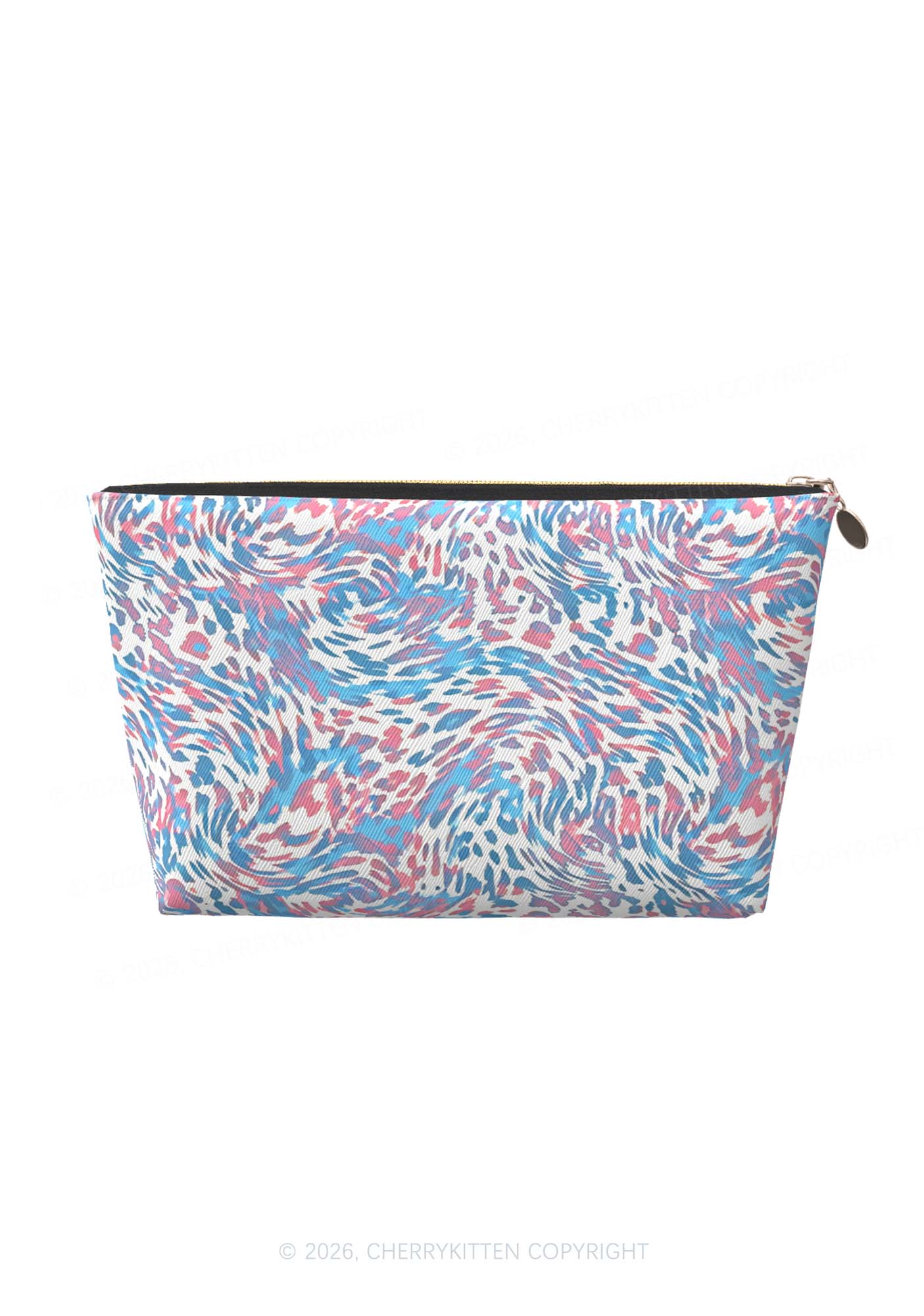 Trans Leopard Pride Y2K Makeup Bag Cherrykitten