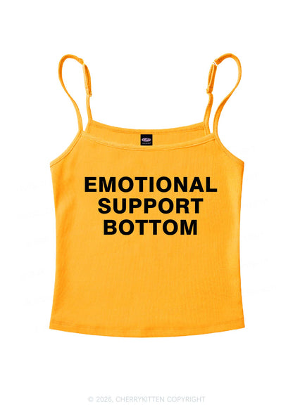 Emotional Support Bottom Pride Y2K Spaghetti Strap Cami Cherrykitten