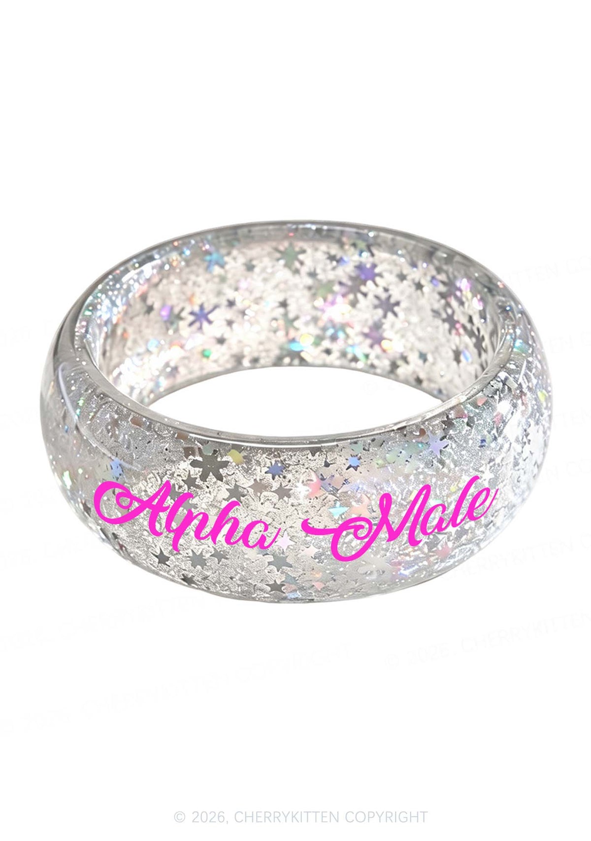 Alpha Male Y2K Cuff Bangle Cherrykitten