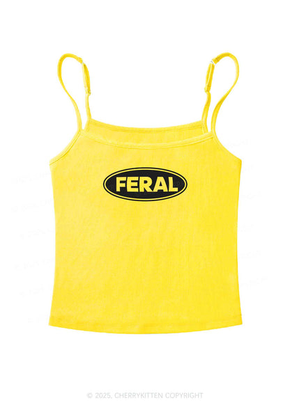 Feral Y2K Spaghetti Strap Cami Cherrykitten