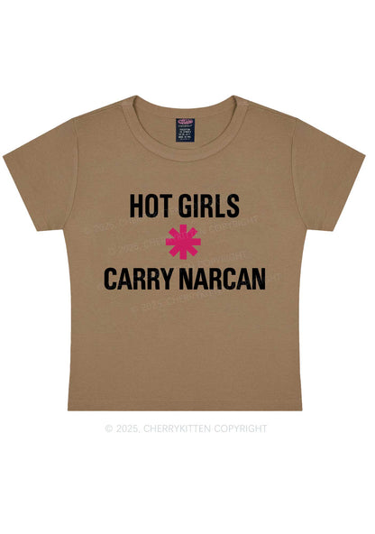 Hot Girls Carry Nxrcan Y2K Baby Tee Cherrykitten