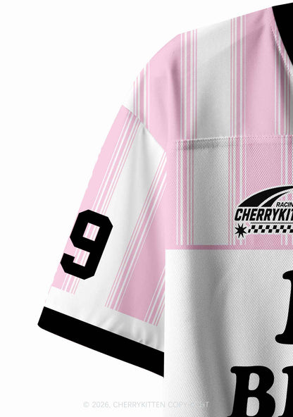 I Love Biceps Y2K Crop Sport Jersey Shirts Cherrykitten