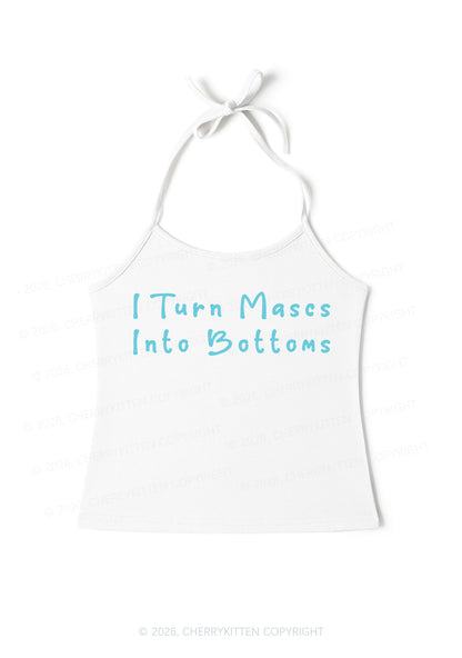 Turn Mascs Into Bottoms Pride Y2K Halter Neck Cami Cherrykitten