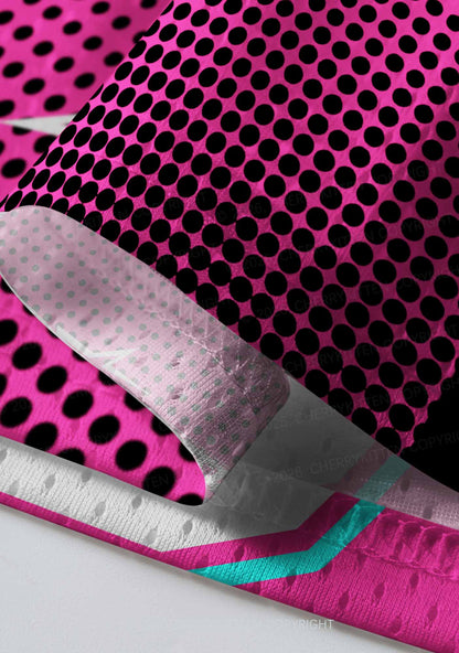 Hot Pink Dibs On The DJ Y2K Sport Jersey Shirts Cherrykitten