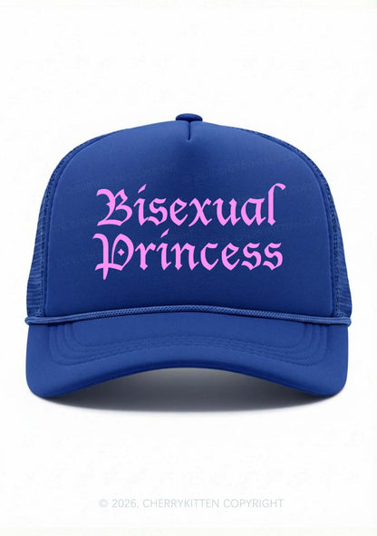Bisexual Princess Pride Y2K Trucker Hat Cherrykitten