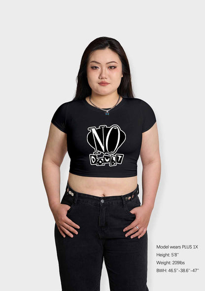 Curvy No Doubt Baby Tee