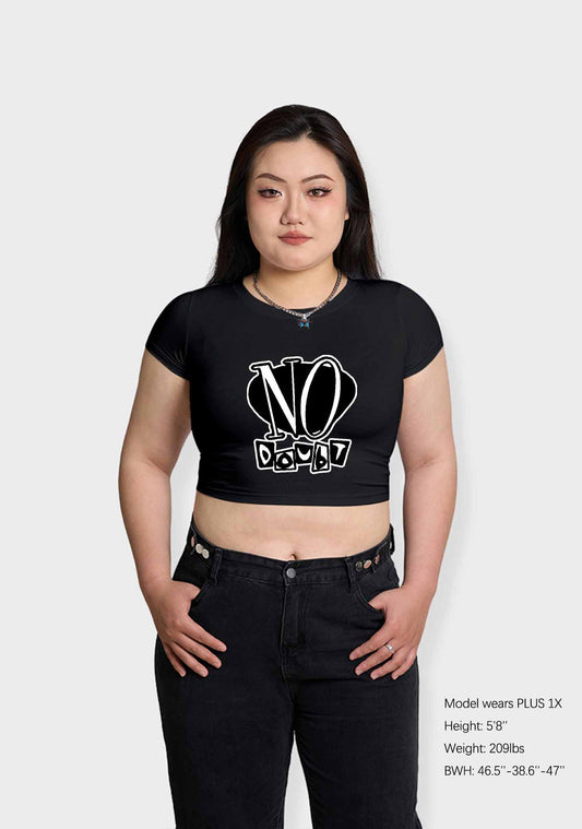Curvy No Doubt Baby Tee