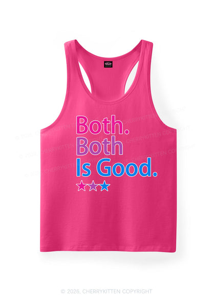 Both Is Good Pride Y2K Men Racerback Tank Top Cherrykitten
