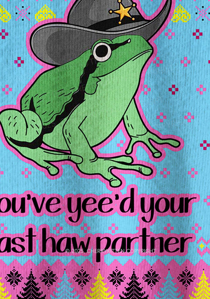 Your Last Partner Y2K Christmas Knit Sweatshirt Cherrykitten