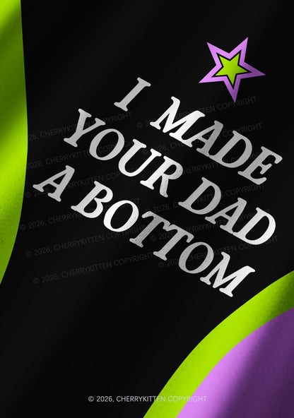 I Made Your Dad A Bottom Pride Y2K Football Jersey Shirts Cherrykitten