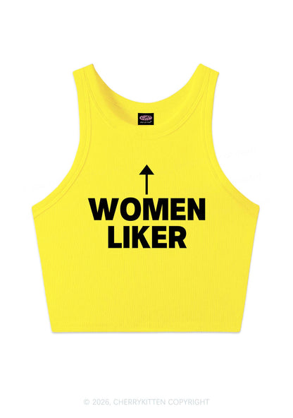Women Liker Pride Y2K Crop Tank Top Cherrykitten