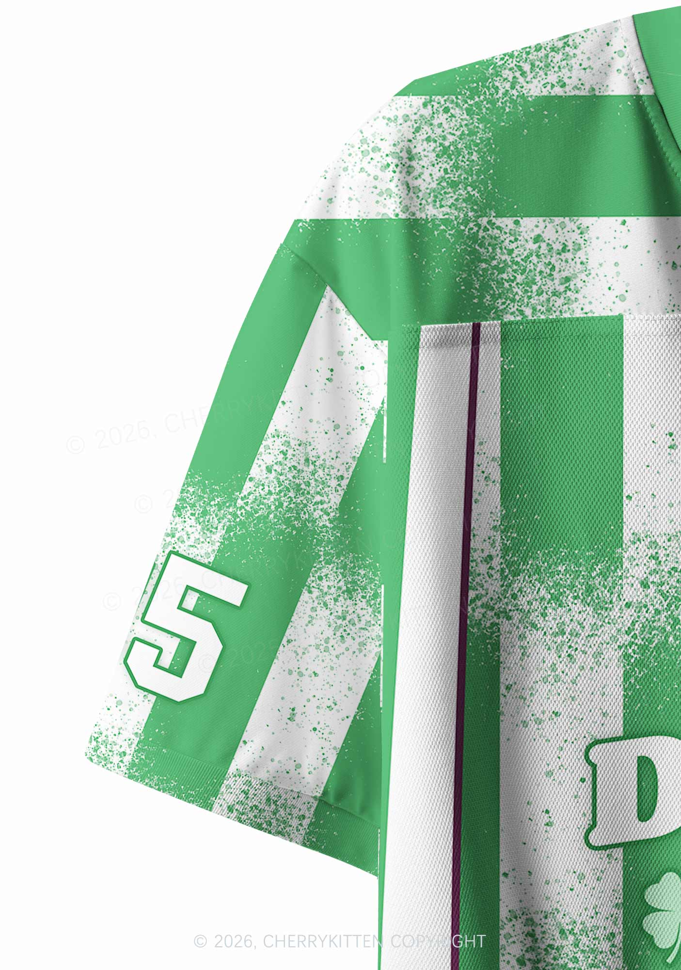 Custom Dibs On The Redhead St Patricks Y2K Crop Sport Jersey Shirts Cherrykitten