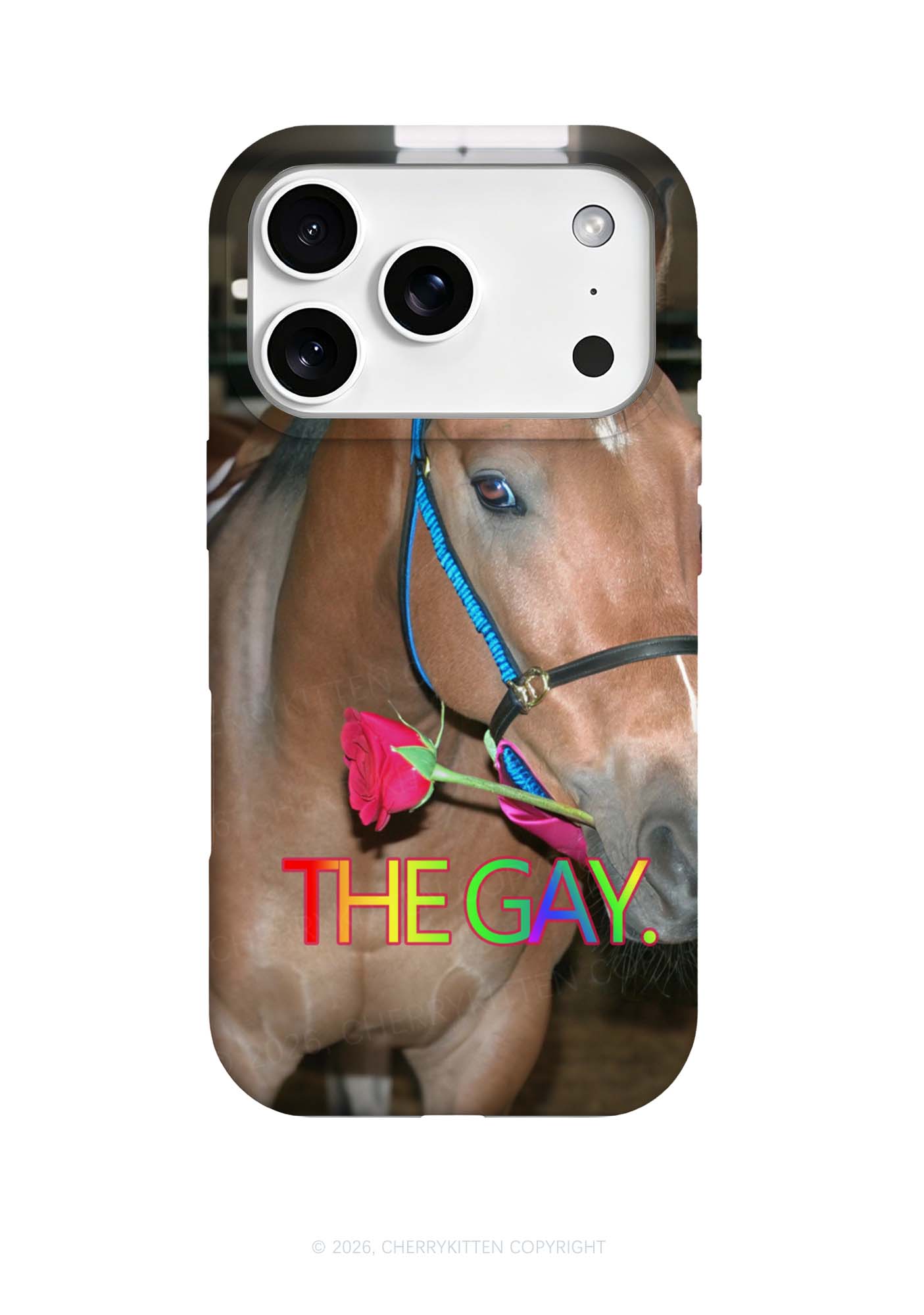 The Gay Horse Y2K Phone Case Cherrykitten