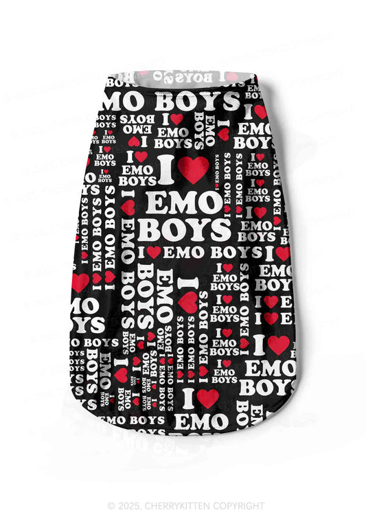 I Love Emo Boys Y2K Pet Tank Top Cherrykitten