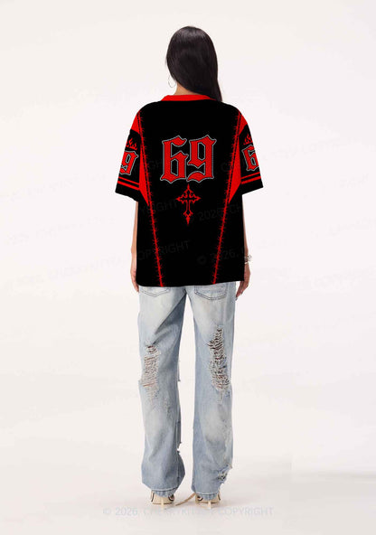 Black I Let Femmes Top Me Pride Y2K Sport Jersey Shirts Cherrykitten