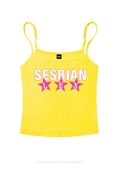 Sesbian Lex Pride Y2K Spaghetti Strap Cami Cherrykitten