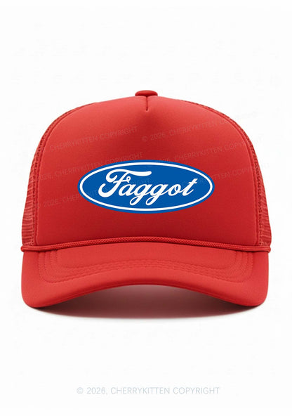 Faggot Pride Y2K Trucker Hat Cherrykitten