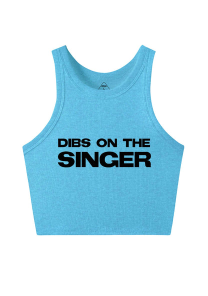 Dibs On The Singer Y2K Crop Tank Top Cherrykitten