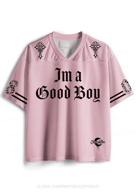 Custom I Am A Good Boy Y2K Sport Jersey Shirts Cherrykitten
